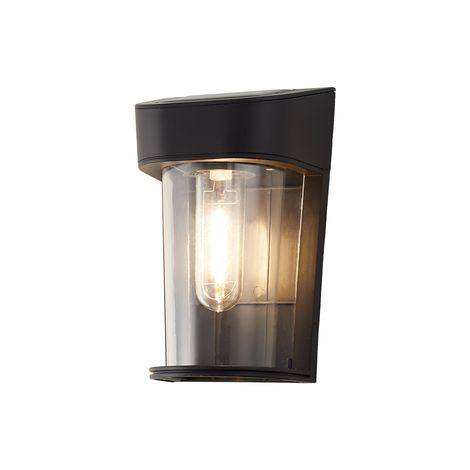 4-Pack Solar-Powered Outdoor Wall Lights